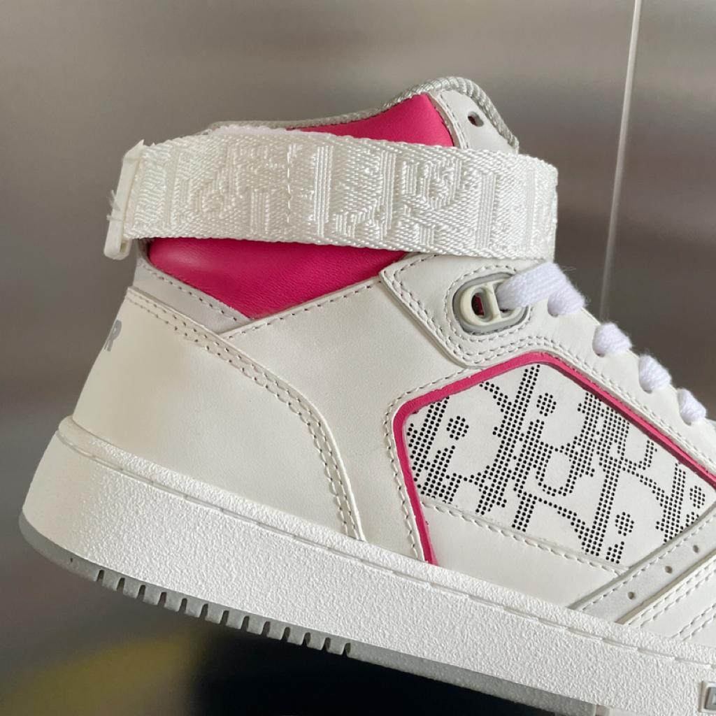 Dior B27 High White Neon Pink - vstockx