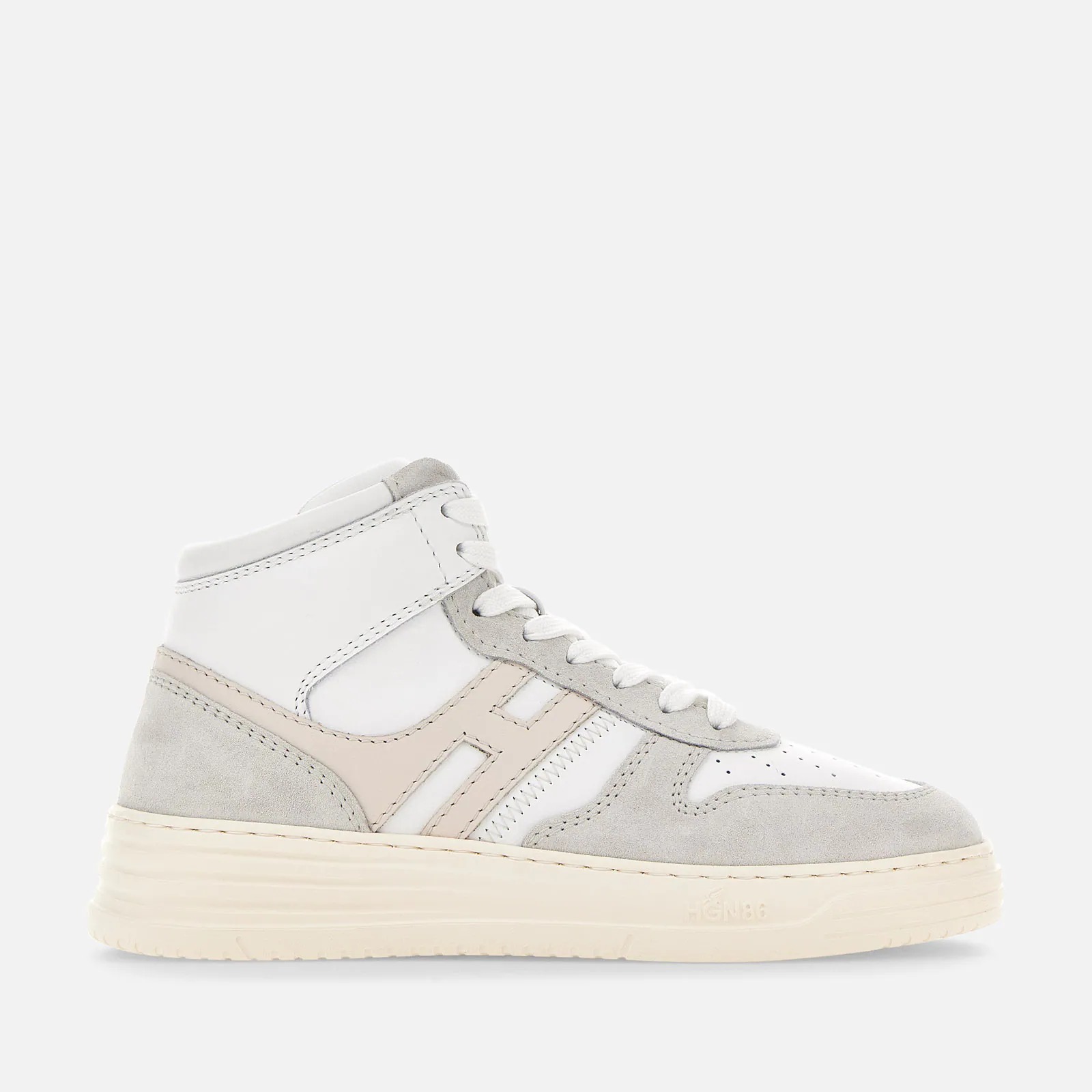High Top Hogan H630 Silver Ivory - vstockx