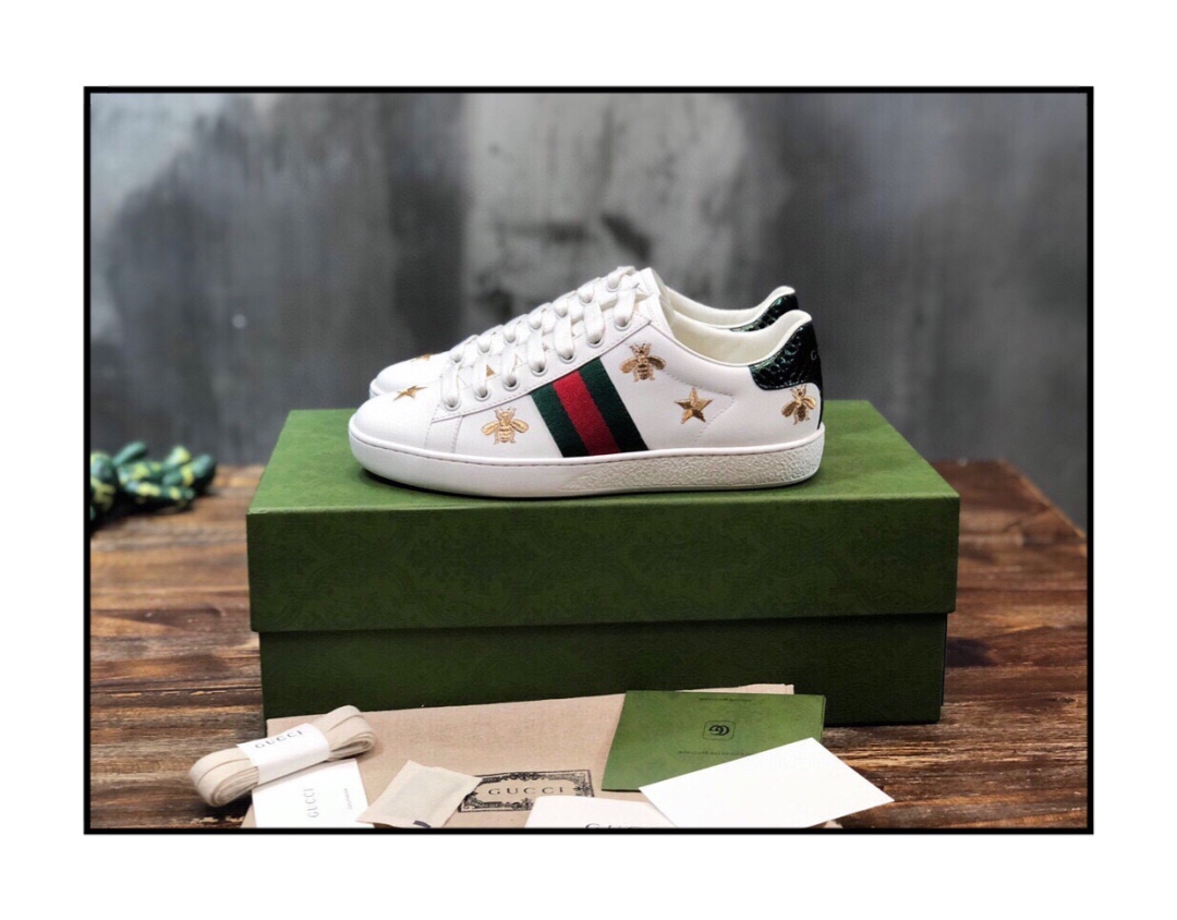 Gucci Ace Bees and Stars - vstockx