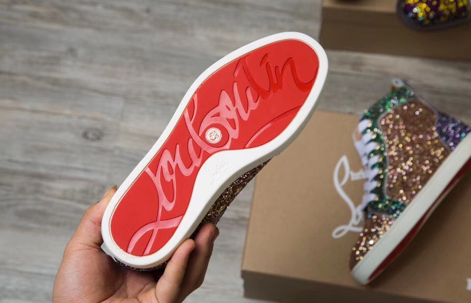 Christian Louboutin Louis Junior Spikes Orlato Flat Sneakers 16 - vstockx