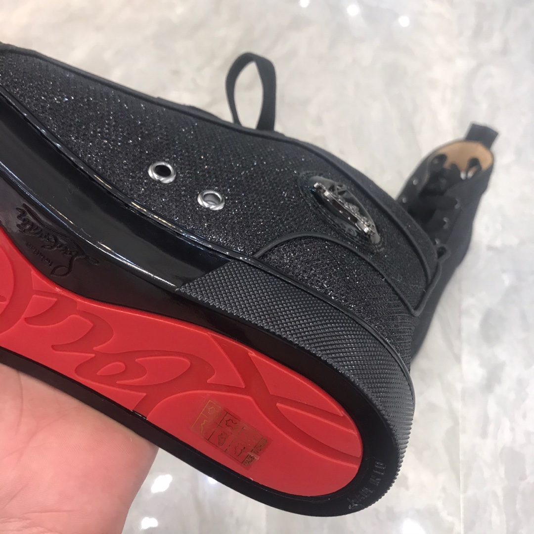 Christian Louboutin Louis Junior Spikes Orlato Flat Sneakers 23 - vstockx