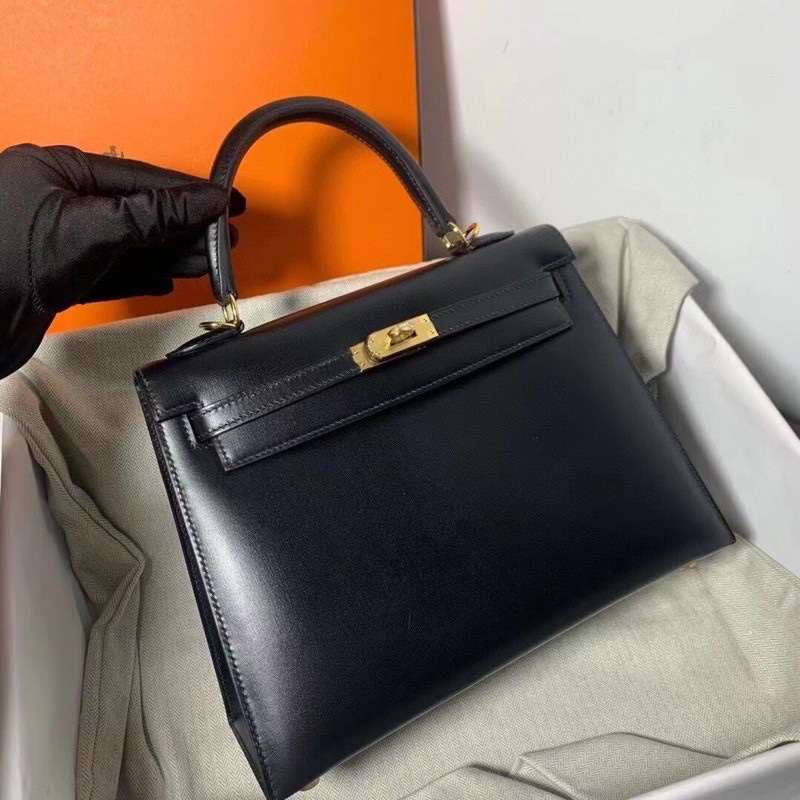 Handbags Hermes Kelly Box size:25 cm - vstockx