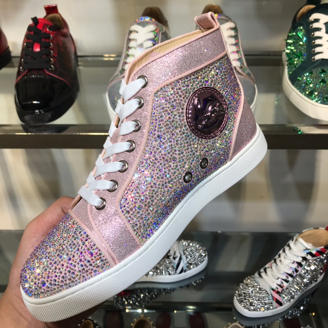 Christian Louboutin Louis Junior Spikes Orlato Flat Sneakers 45 - vstockx