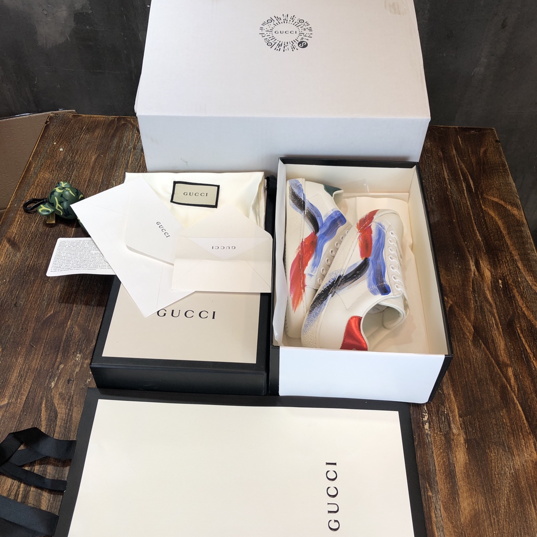 Gucci Ace embroidered sneaker 46 - vstockx