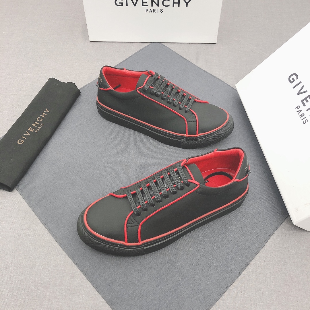 Givenchy Urban Street Logo-print Leather Sneakers 51 - vstockx