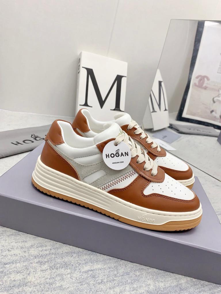 Hogan H630 White Grey Brown - vstockx