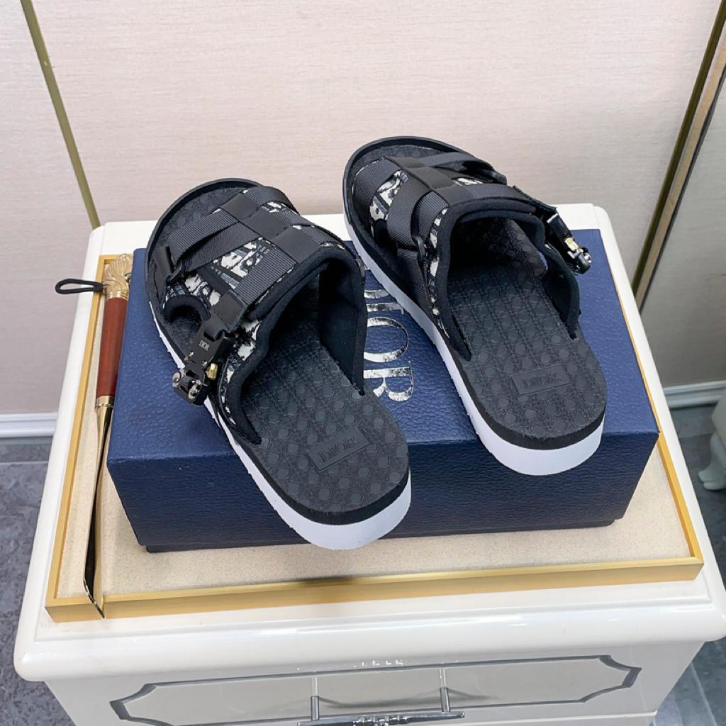 Dior Alpha Sandal Oblique - vstockx