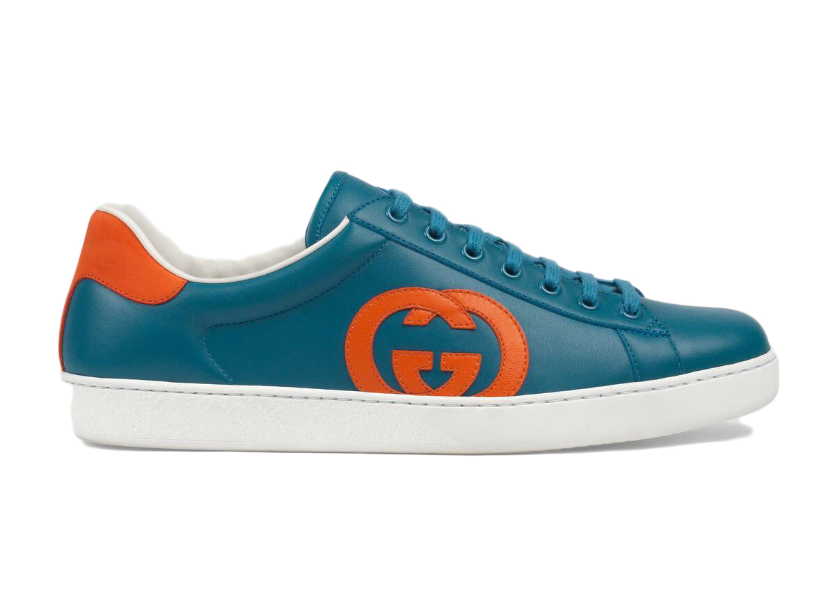 Gucci Ace Interlocking GG Teal - vstockx