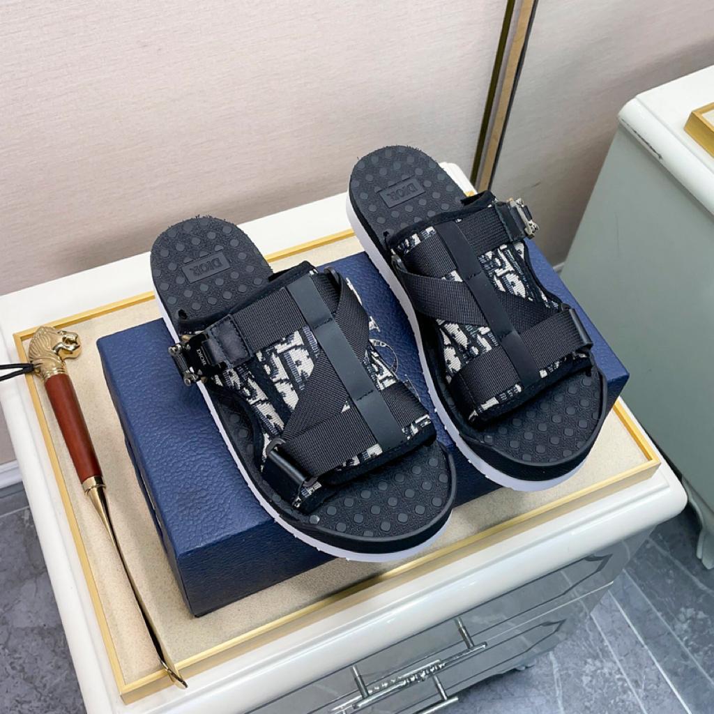 Dior Alpha Sandal Oblique - vstockx