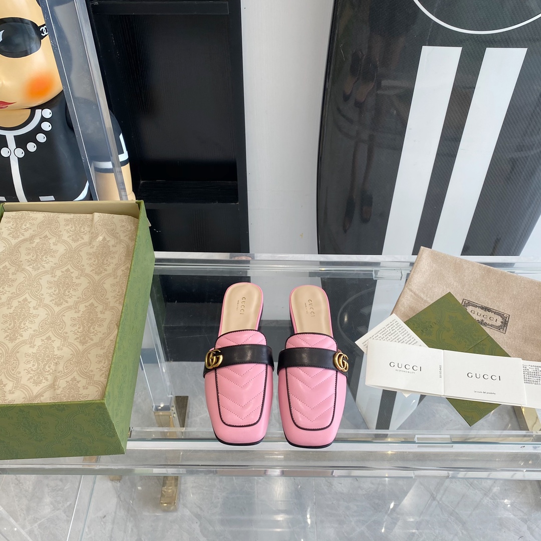 Gucci Leather slipper Women 9 - vstockx