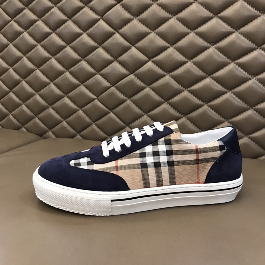 Burberry Perforated Check Sneaker 53 - vstockx
