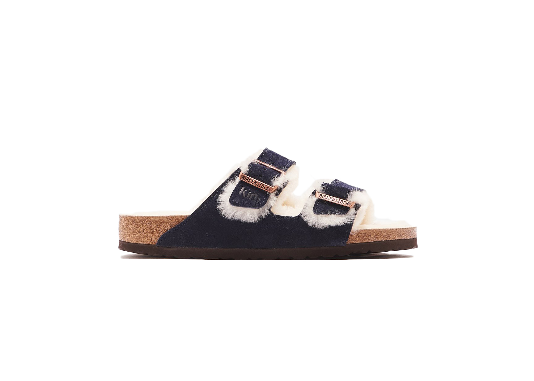 Birkenstock Arizona Shearling Kith Navy Blazer - vstockx