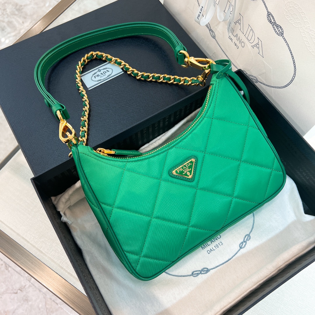 handbags prada Hobo 1BC204 Size:22*18*6cm - vstockx