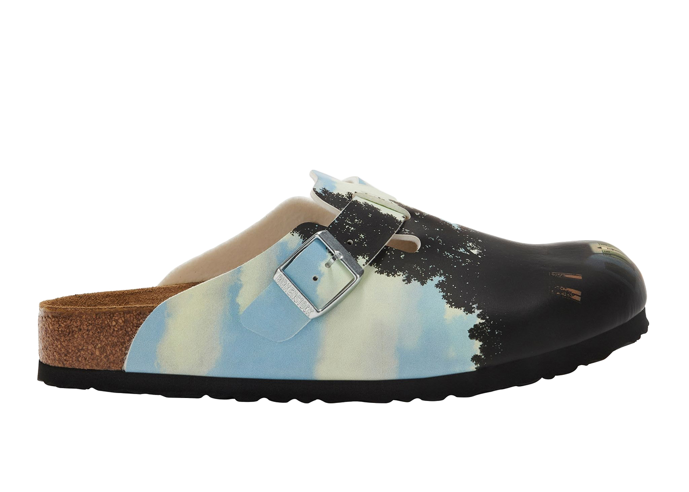 Birkenstock Boston Clog Opening Ceremony Black Light Blue (Women's) - vstockx