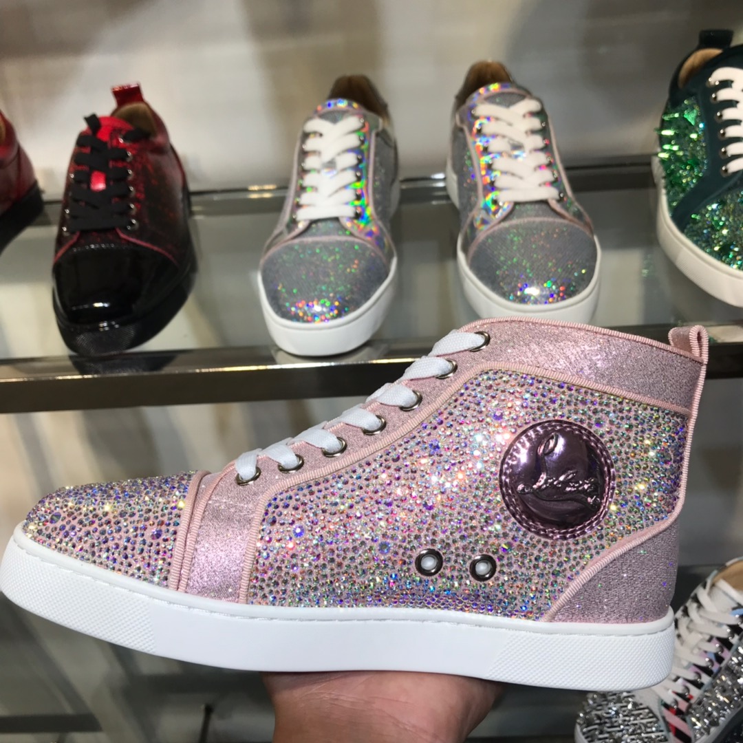 Christian Louboutin Louis Junior Spikes Orlato Flat Sneakers 45 - vstockx