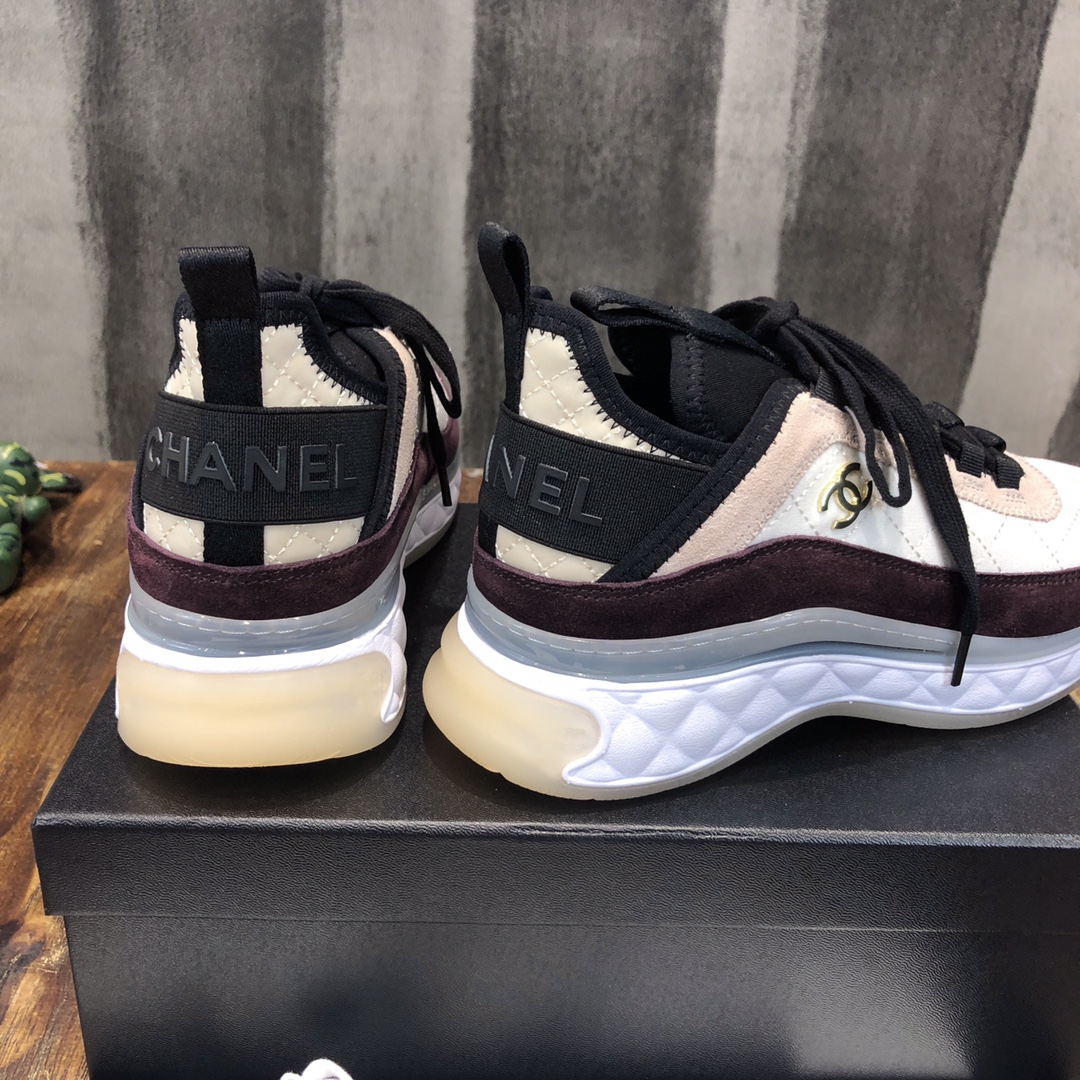 Chanel Fabric & Suede Calfskin Low Top Sneaker 8 - vstockx