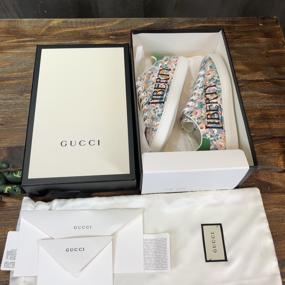 Gucci Ace Liberty Floral - vstockx