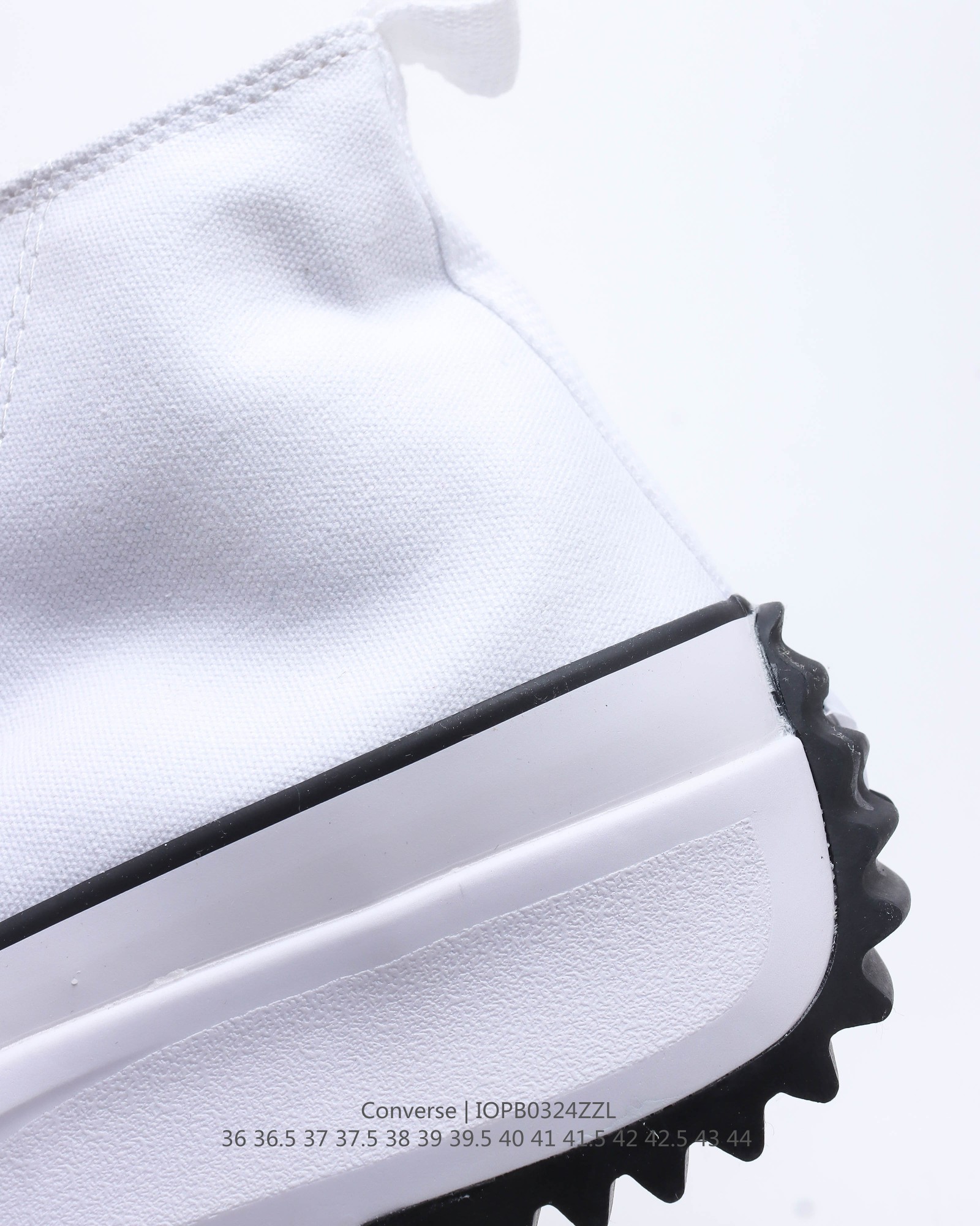 Converse Run Star Hike Hi White Black Gum - vstockx