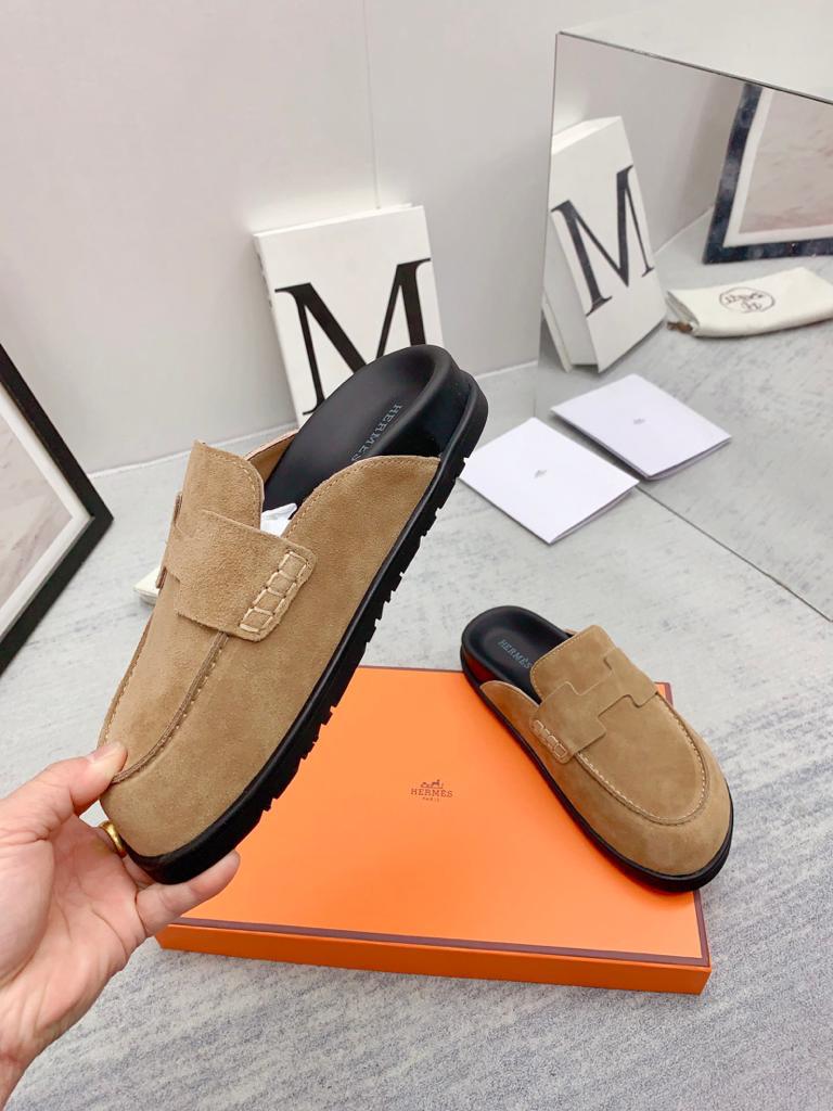 Hermes Go mule Beige Argile - vstockx