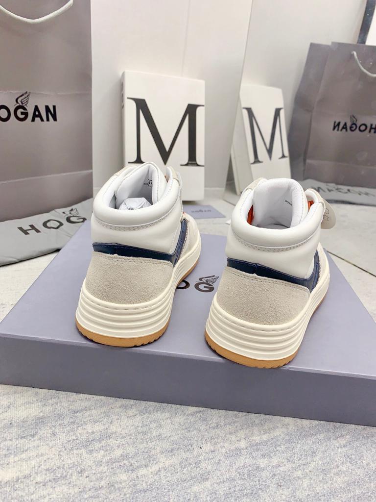 Hogan H630 High Top White Grey Blue - vstockx