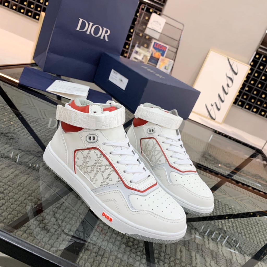 Dior B27 High White Red - vstockx