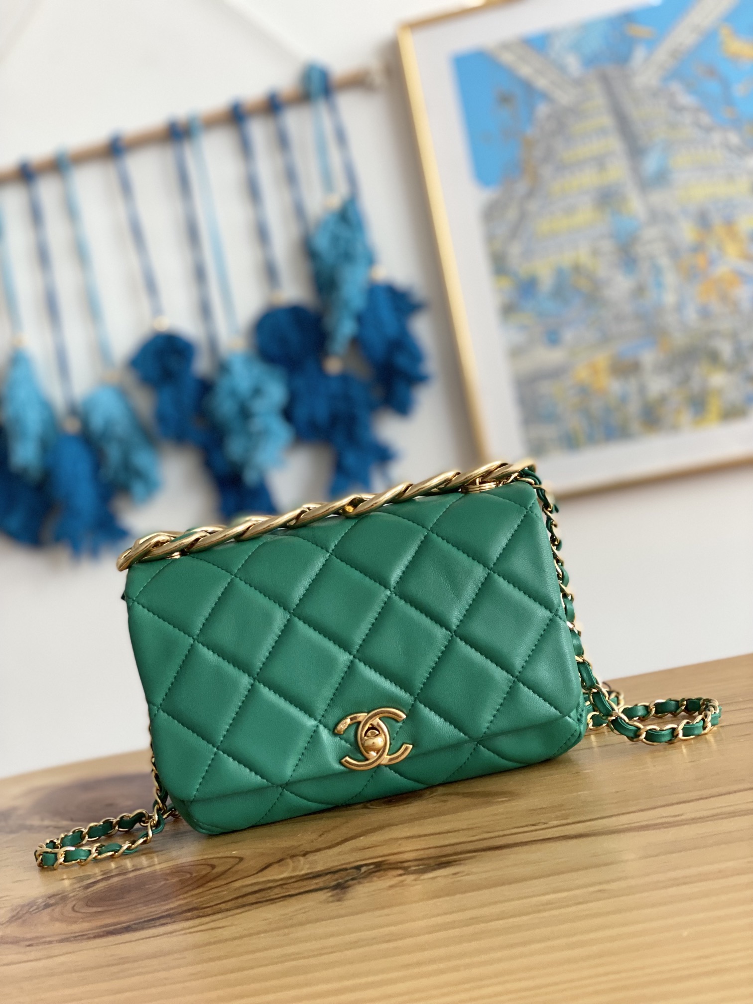 Handbag Chanel 3366 size 21X13X10 Cm - vstockx