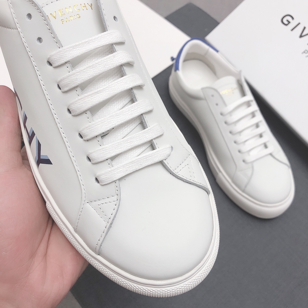 Givenchy Urban Street Logo-print Leather Sneakers 48 - vstockx