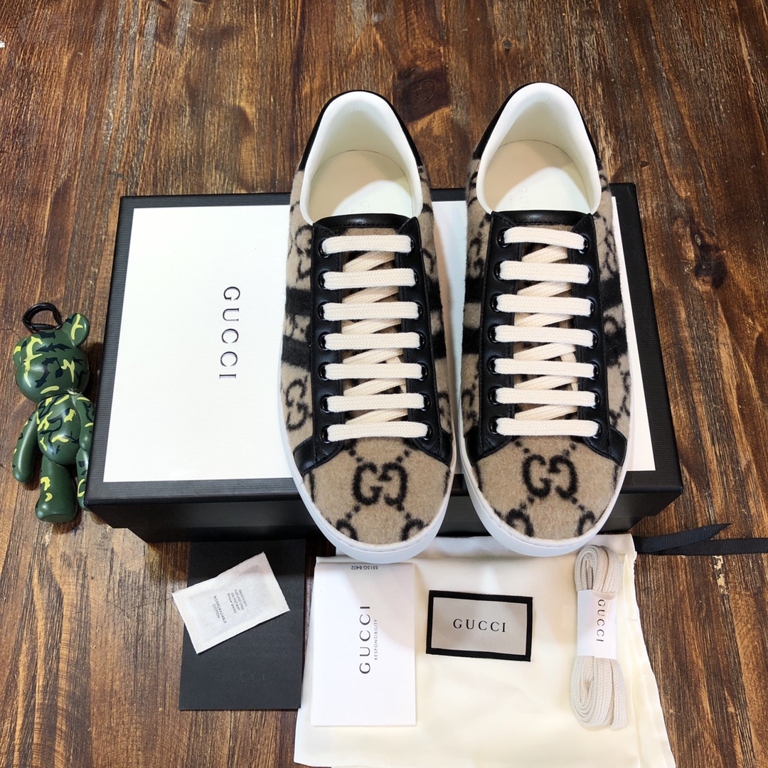 Gucci Ace Cream Wool (W) - vstockx