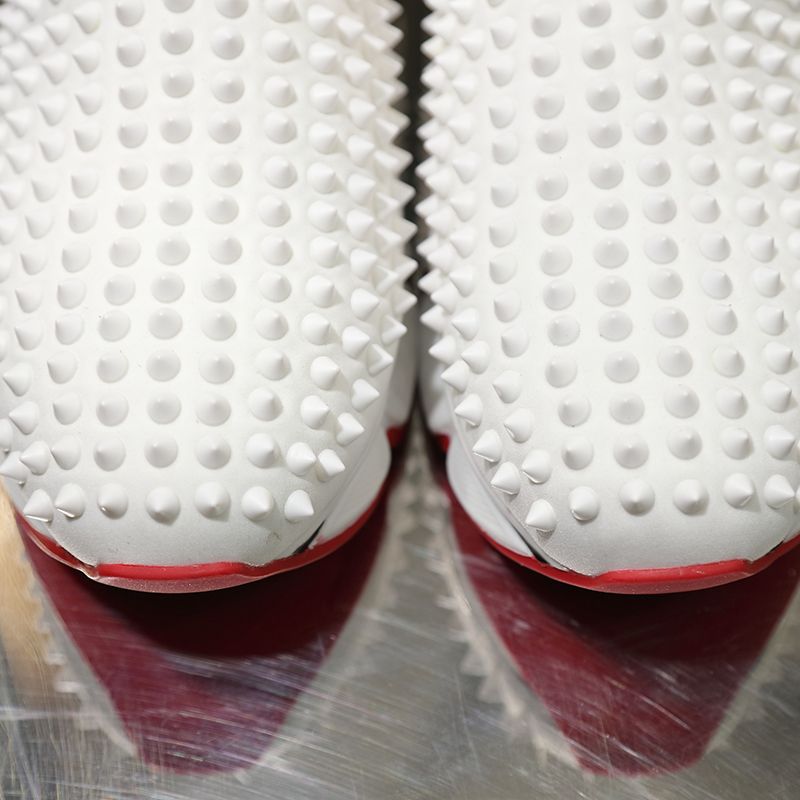 Christian Louboutin Spike Sock Flat Sneakers 6 - vstockx