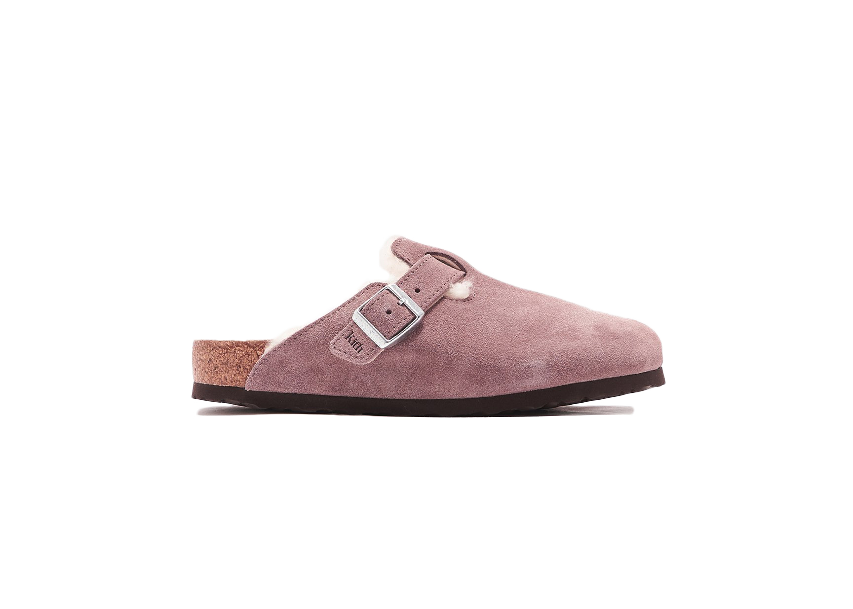 Birkenstock Boston Shearling Kith Antler Taupe - vstockx