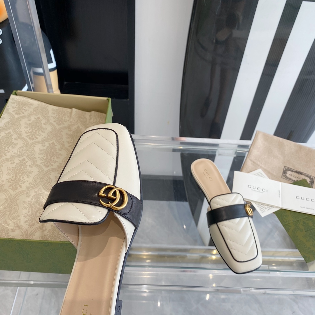 Gucci Leather slipper Women 9 - vstockx