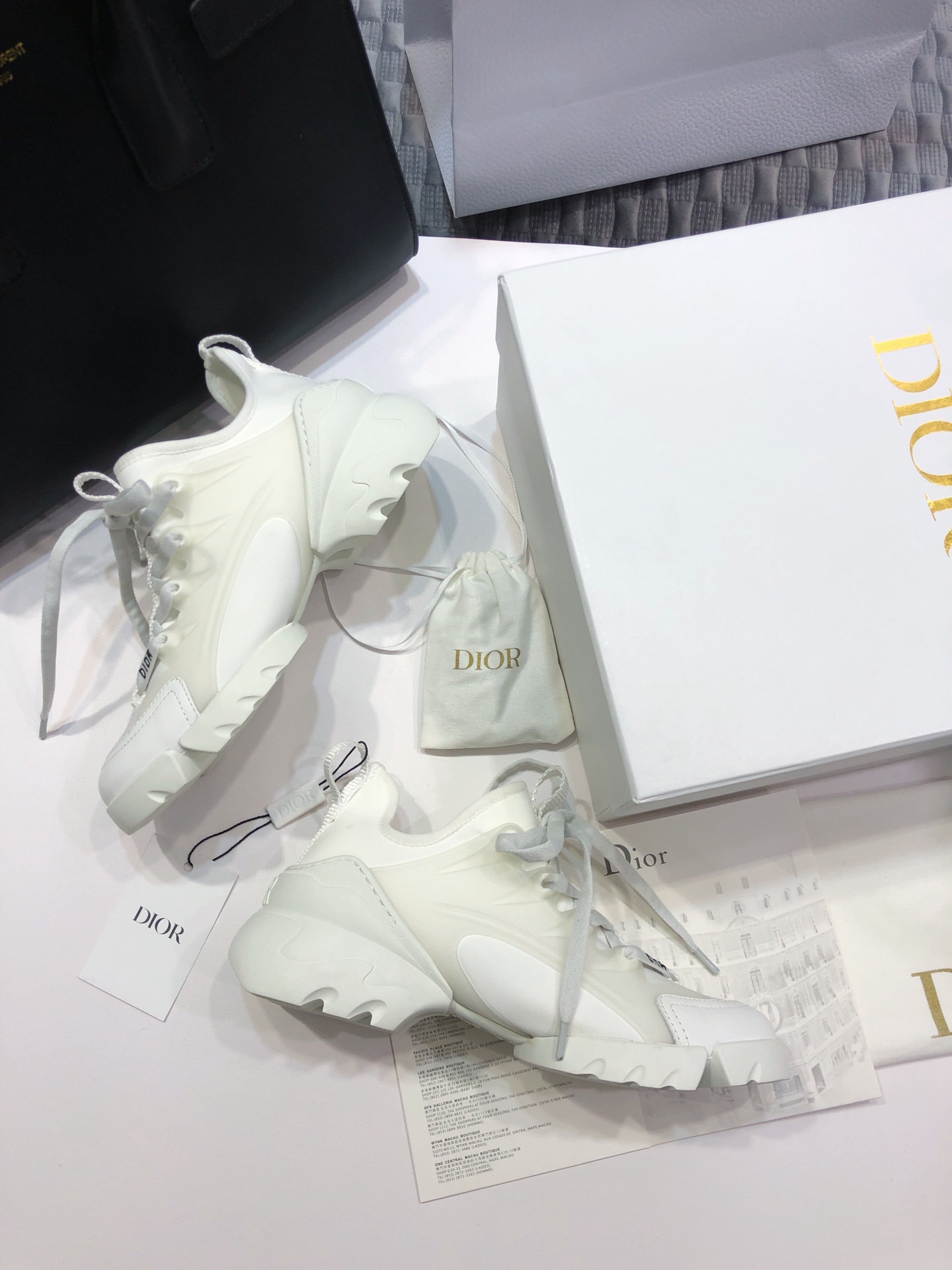 Dior D Connect White Neoprene (W) - vstockx