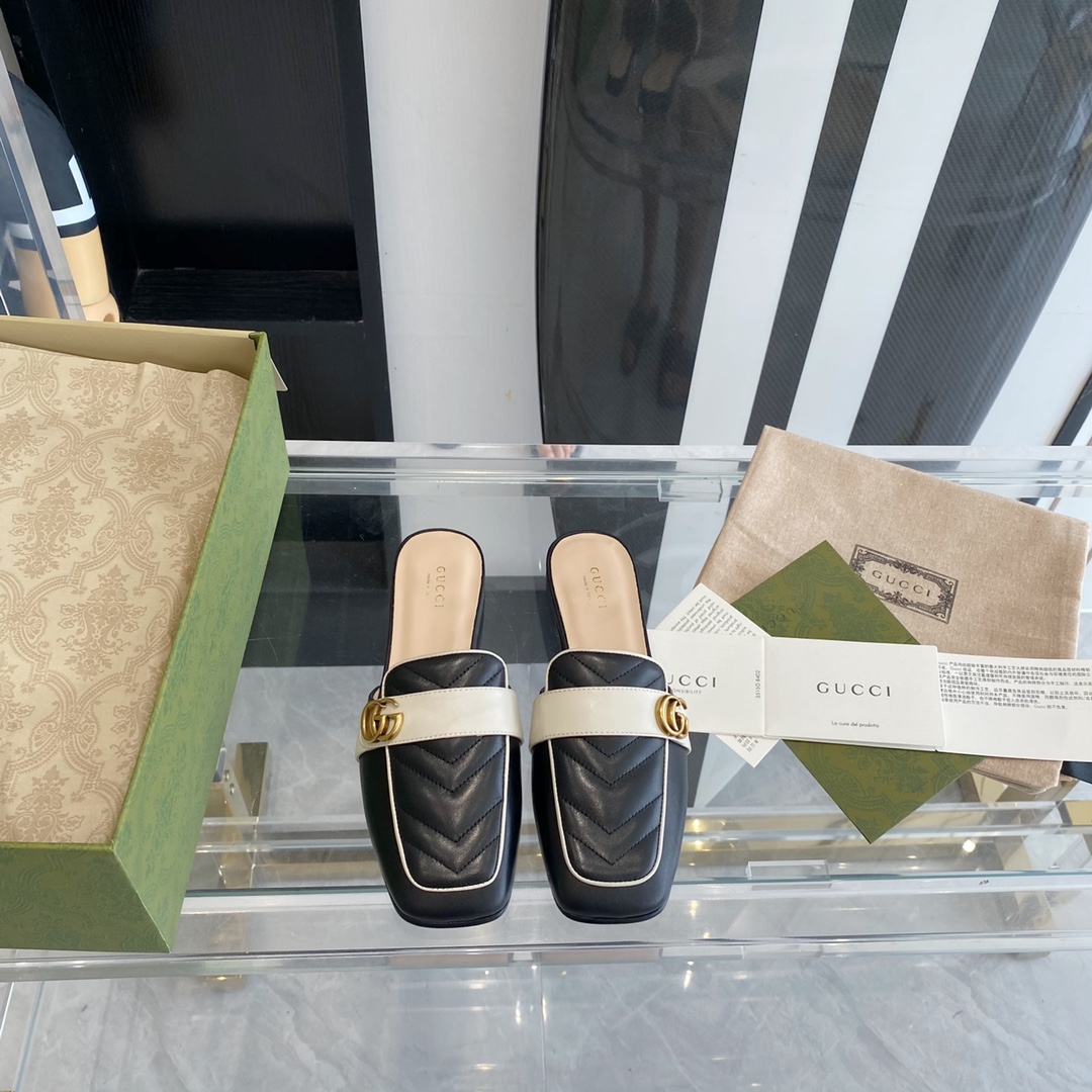 Gucci Leather slipper Women 9 - vstockx