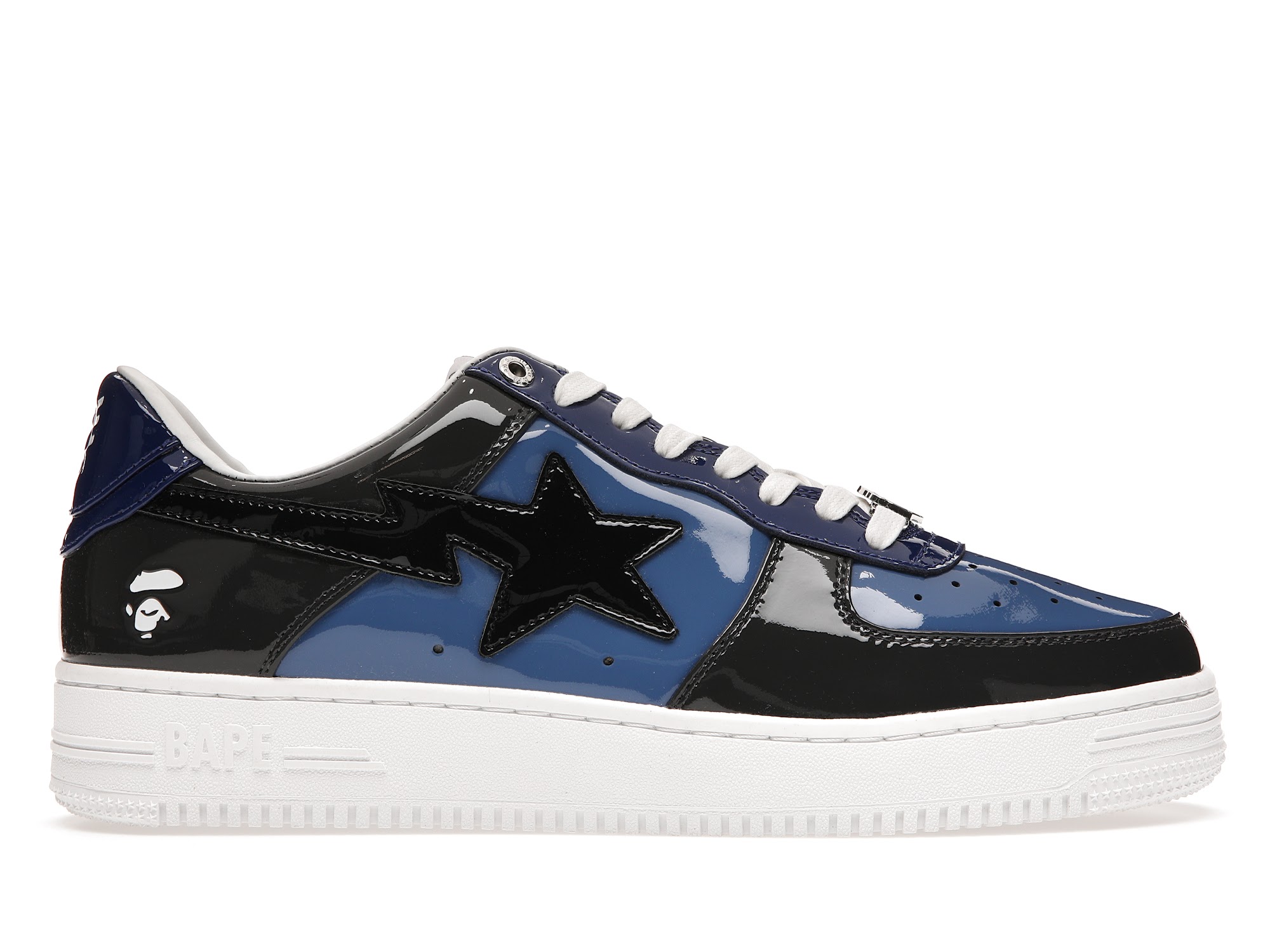 A Bathing Ape Bape Sta Low Color Camo Combo Blue - vstockx