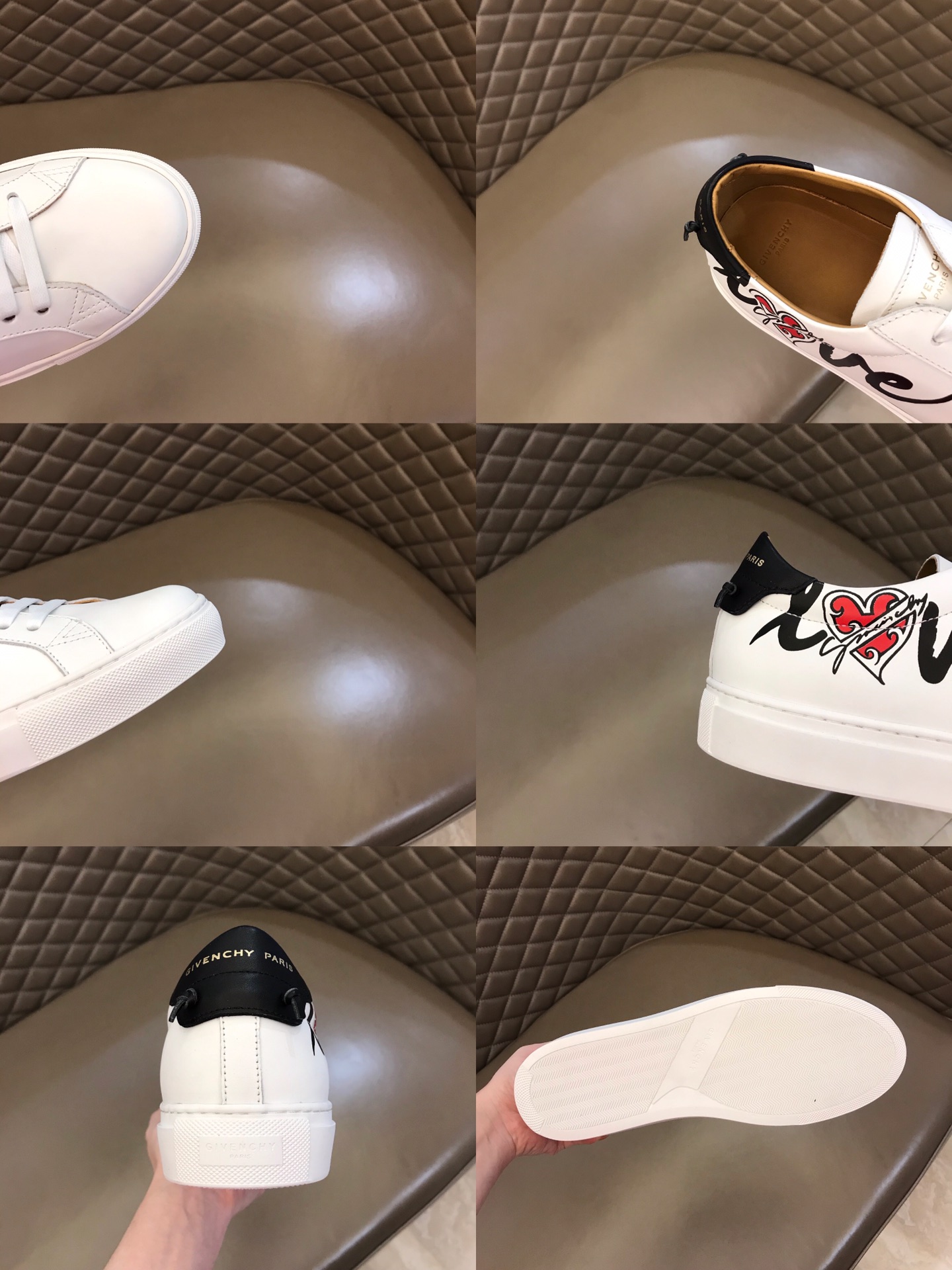 Givenchy Urban Street Logo-print Leather Sneakers 22 - vstockx