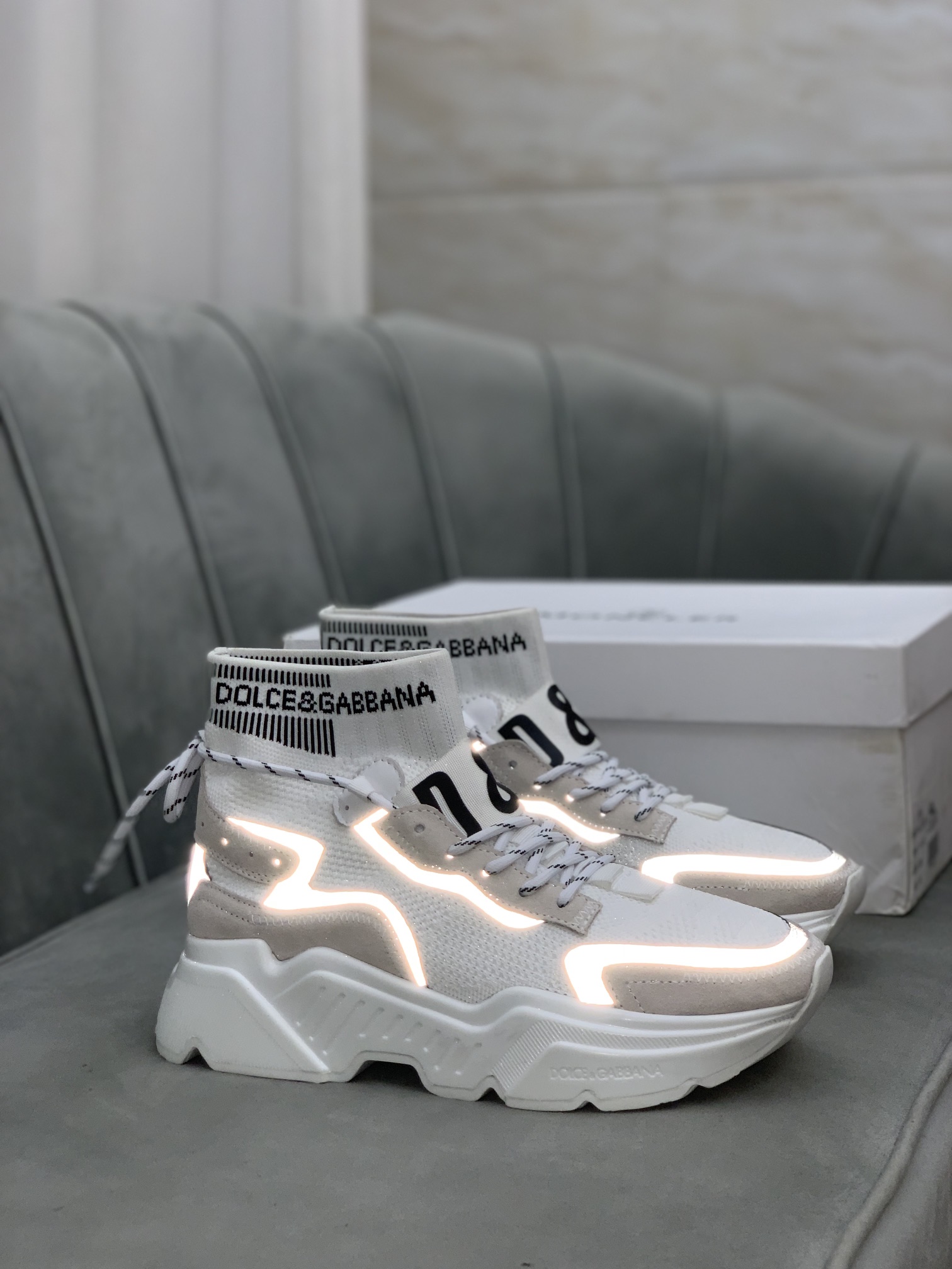 Dolce & Gabbana High-Tops chunky sneakers 3 - vstockx