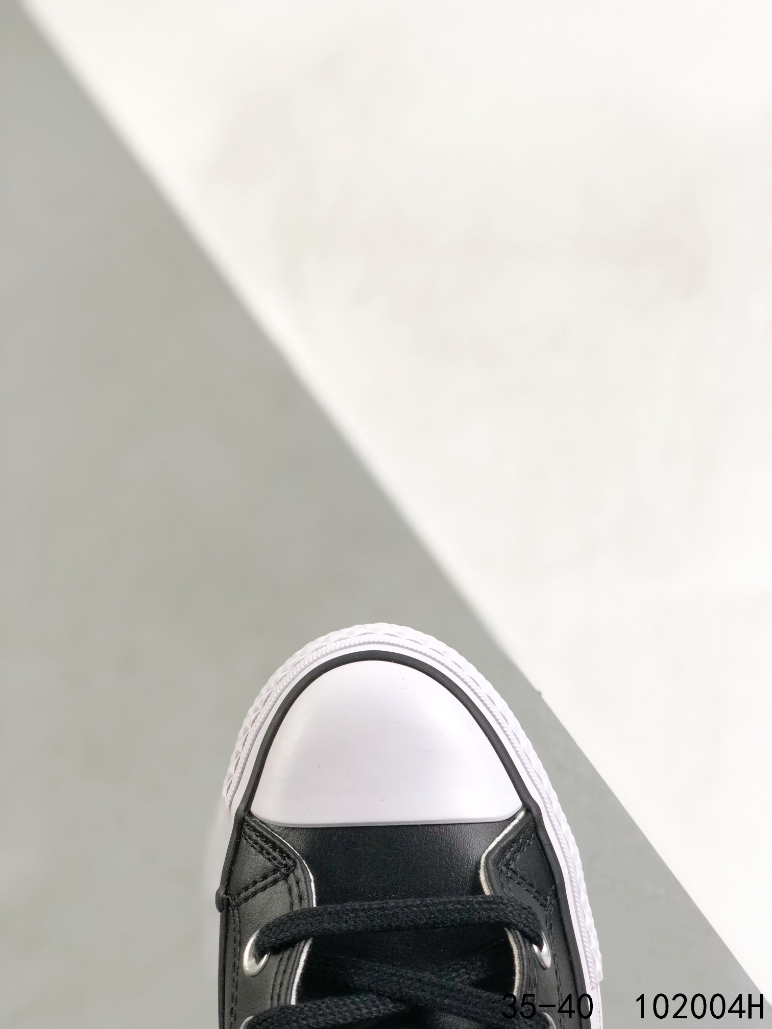 Converse Chuck Taylor All-Star Lift Hi Black Leather (W) - vstockx