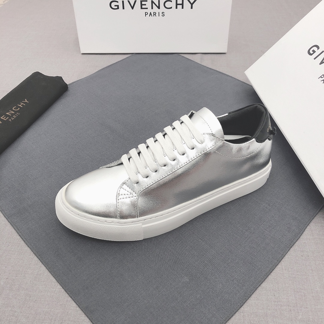Givenchy Urban Street Logo-print Leather Sneakers 53 - vstockx