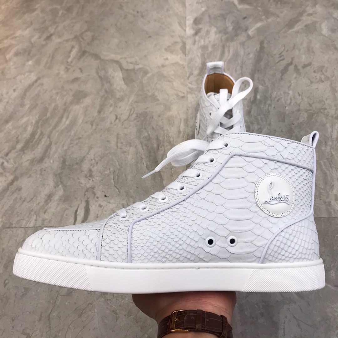 Christian Louboutin Louis Junior Spikes Orlato Flat Sneakers 24 - vstockx