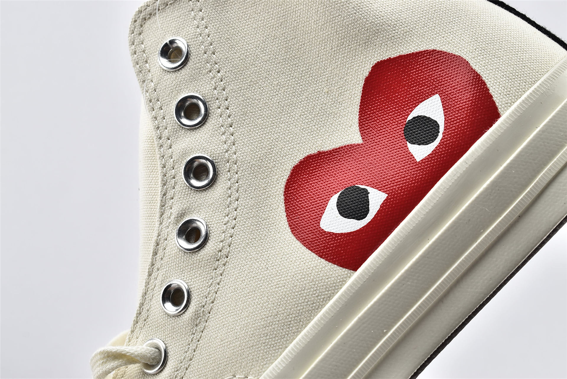 Converse Chuck Taylor All-Star 70s Hi Comme des Garcons PLAY White - vstockx