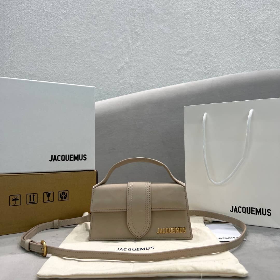 handbag Jacquemus bamnino 2056 size 24*13*7 cm size 18*6*7 cm - vstockx