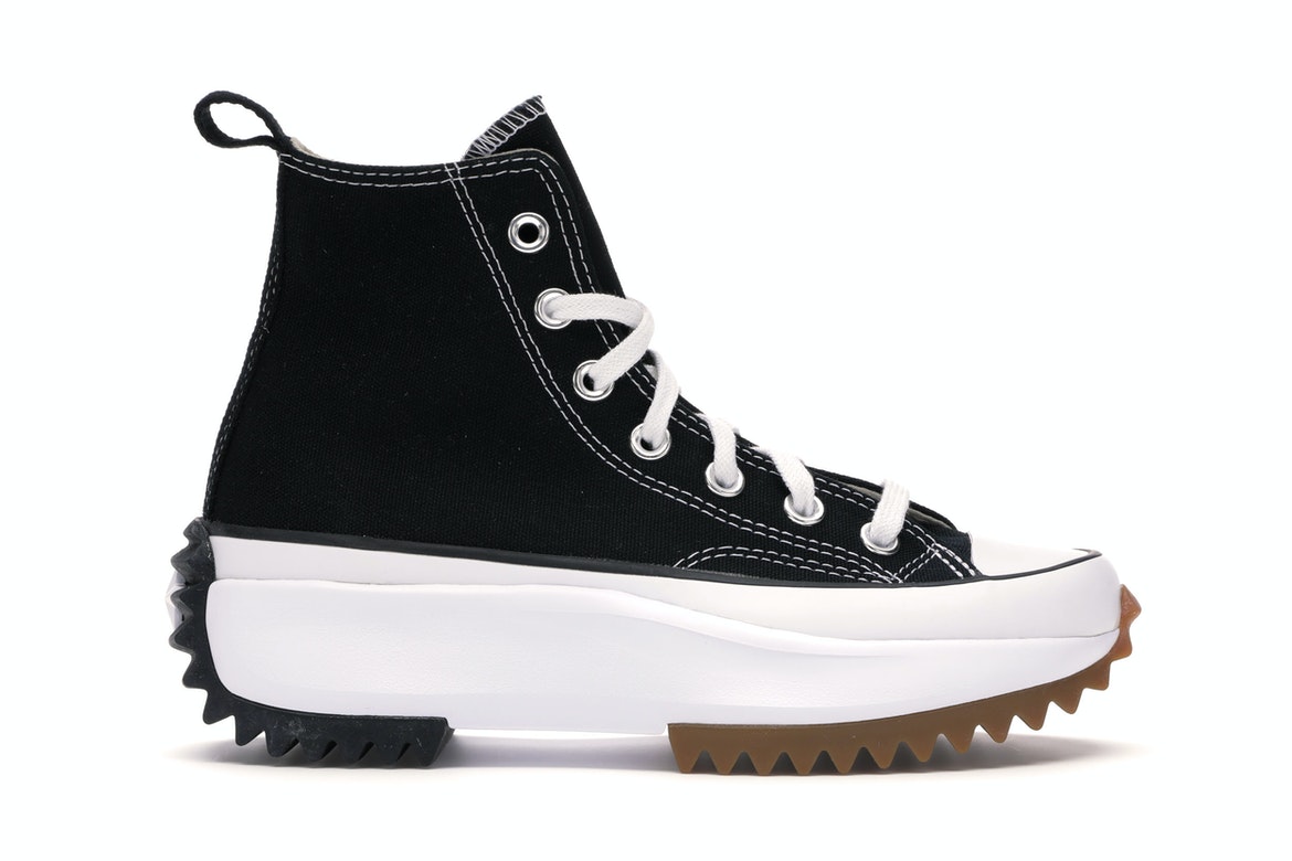 Converse Run Star Hike Hi Black White Gum - vstockx