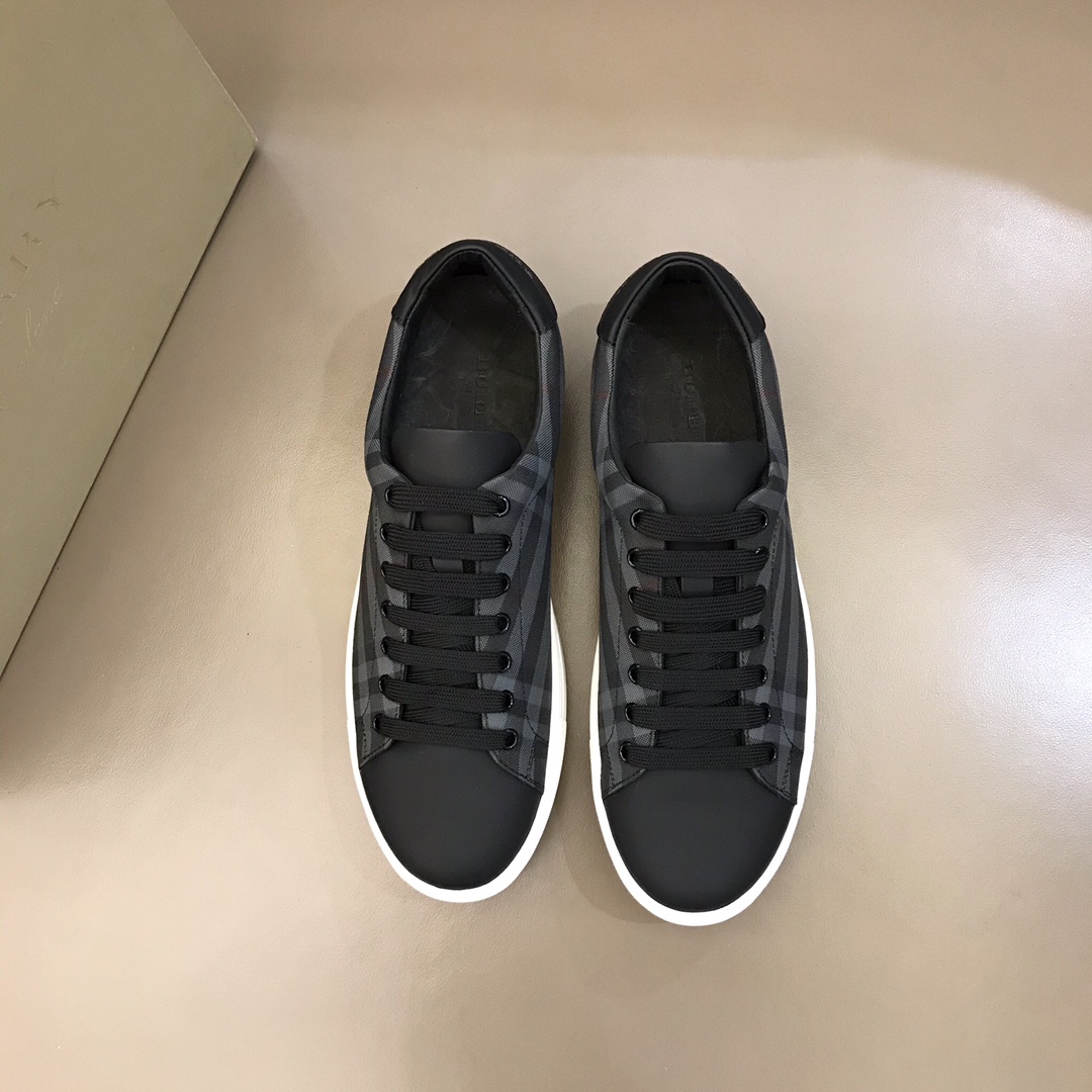 Burberry Perforated Check Sneaker 49 - vstockx