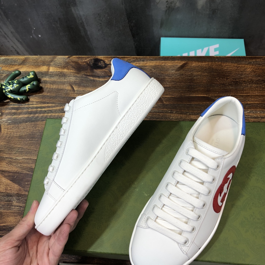 Gucci Ace Interlocking G Red - vstockx