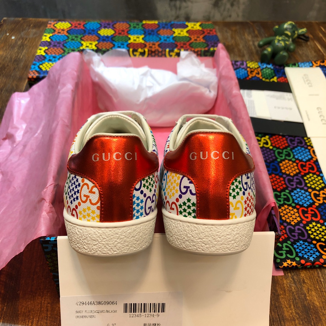 Gucci Ace embroidered sneaker 49 - vstockx