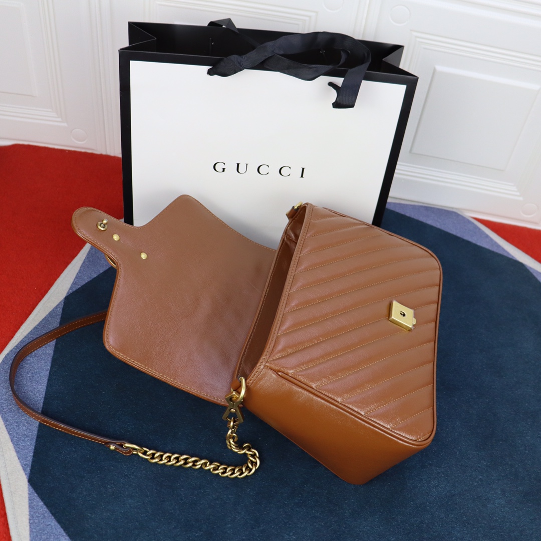 Handbag Gucci 498110 size 26.5X19.5X11 cm - vstockx