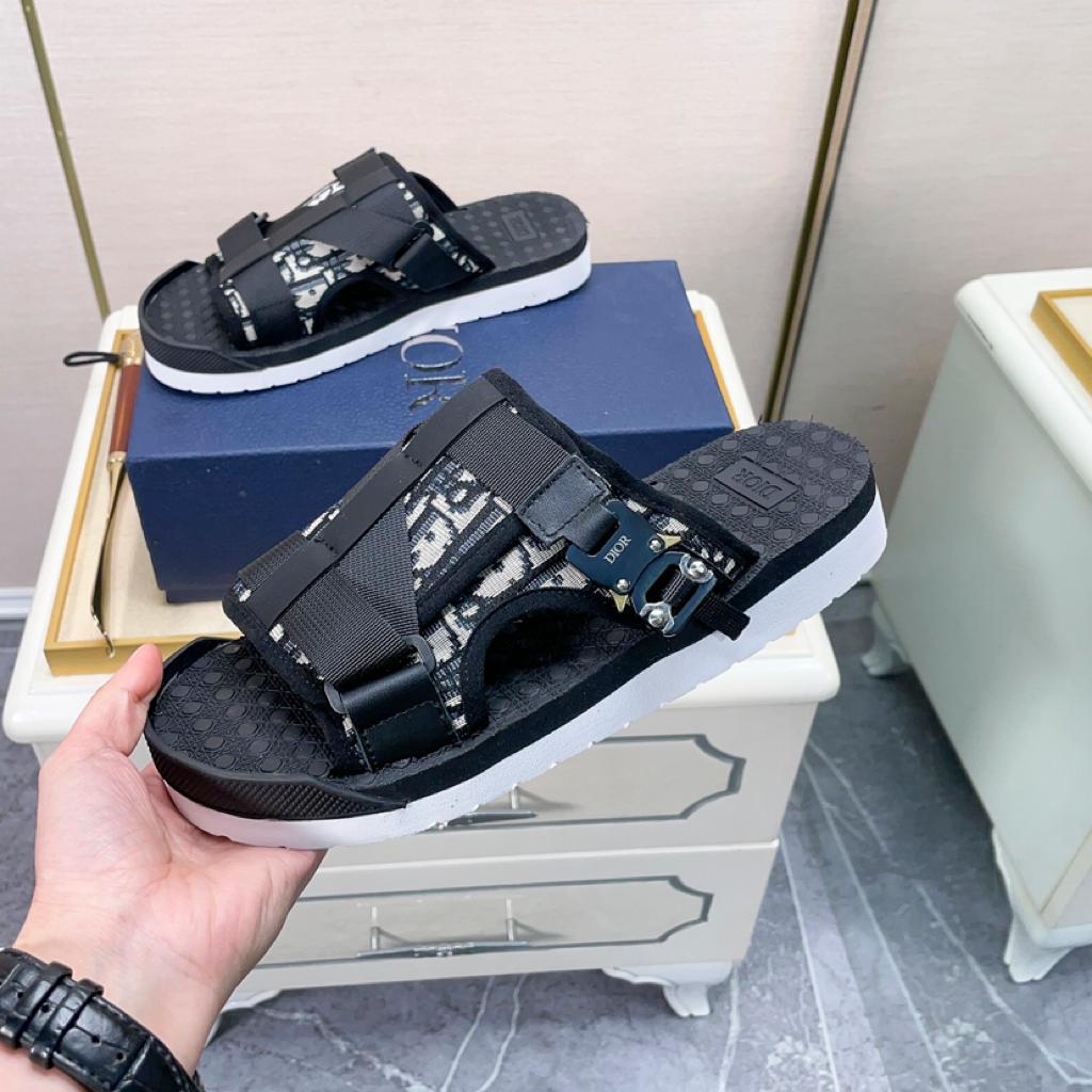 Dior Alpha Sandal Oblique - vstockx