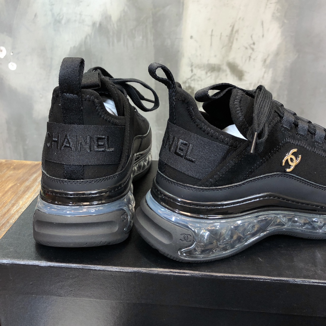Chanel Fabric & Suede Calfskin Low Top Sneaker 14 - vstockx