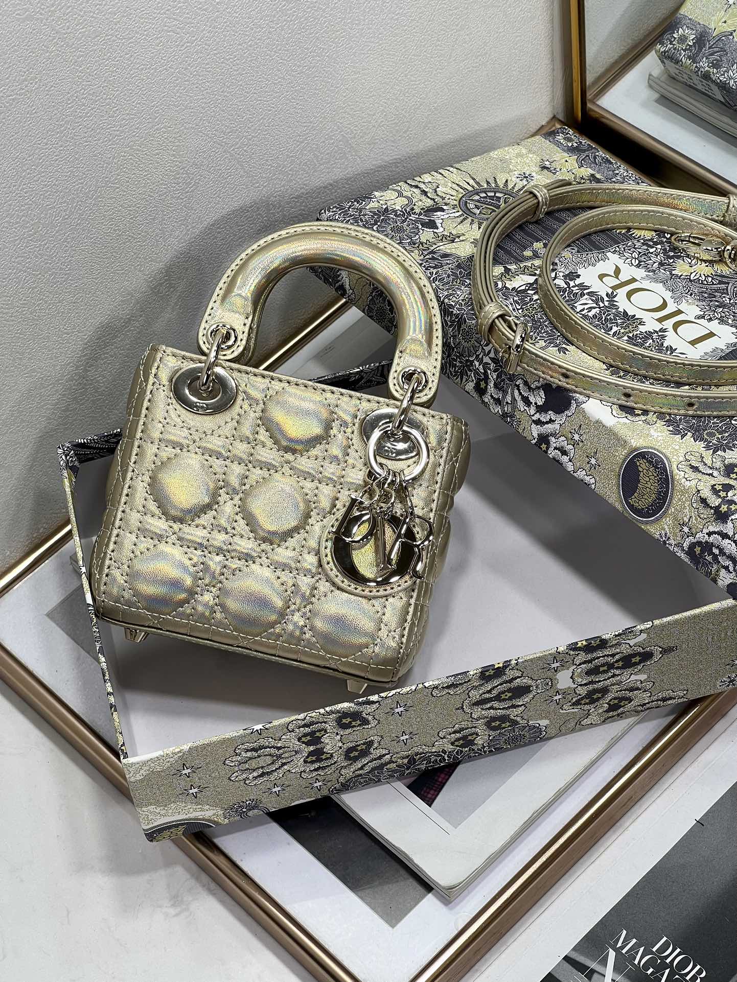 Handbags Dior 6601 size:12cm - vstockx