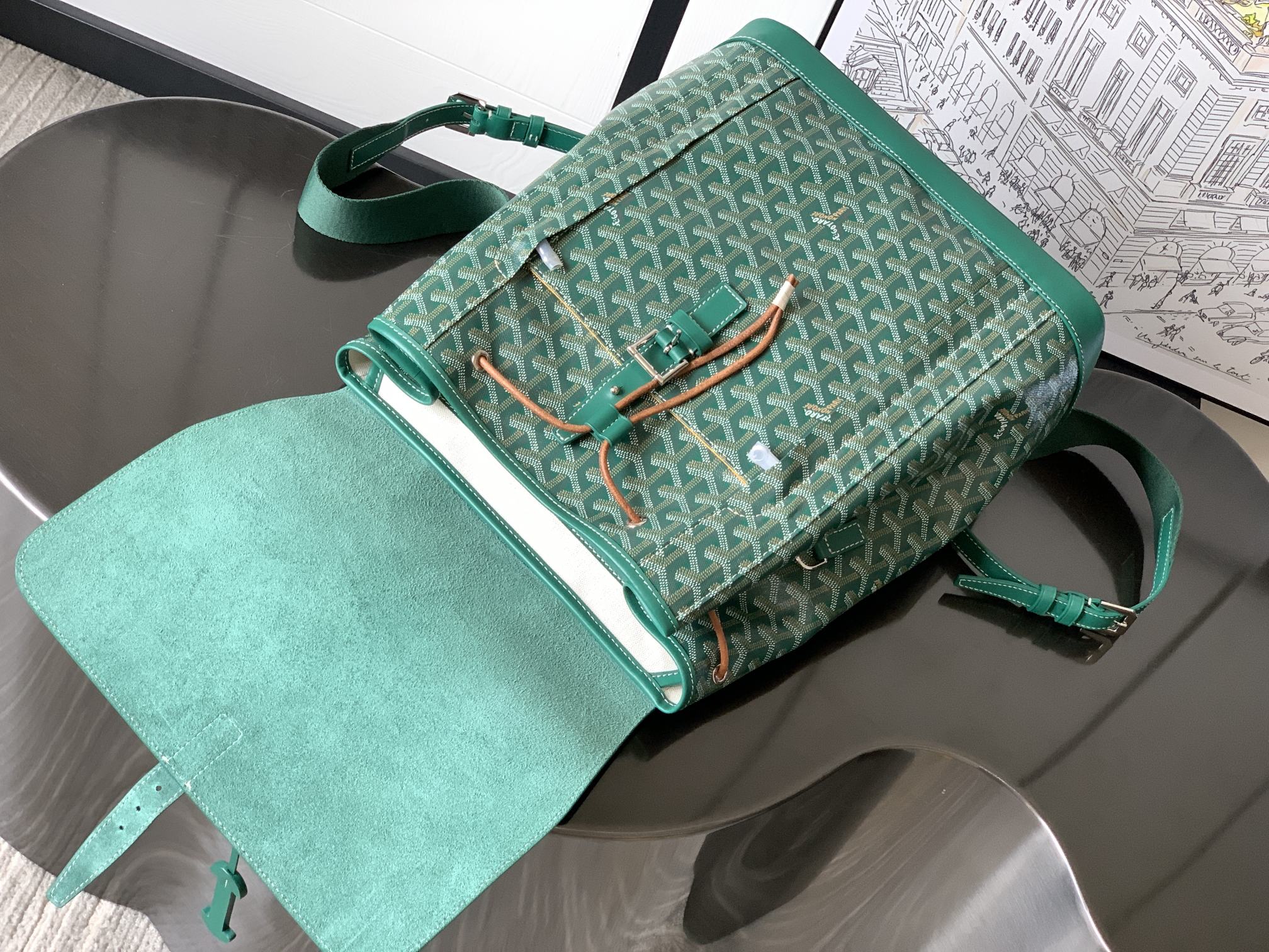 Handbags Goyard Alpin 020193 size:39*15.5*32 cm - vstockx